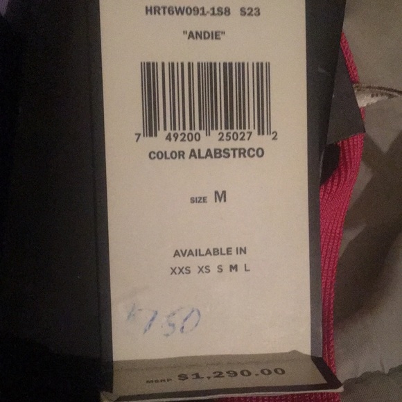 (M) HERVE LEGER. Bodycon midi dress NWT style “Andie” - Picture 13 of 13